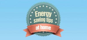 Energy Saving Tips at Home Infographic